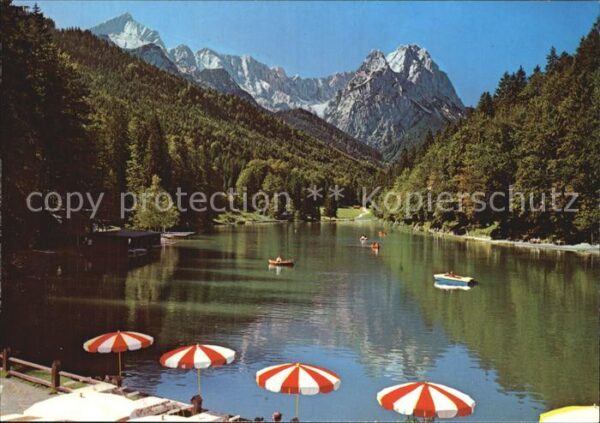 Garmisch-Partenkirchen Riessersee Zugspitzgruppe