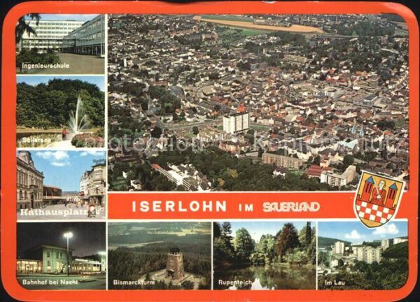Iserlohn Fliegeraufnahme Ingenieurschule Schlier