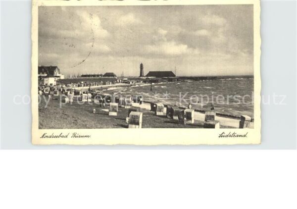 Buesum Nordseebad Südstrand Leuchtturm