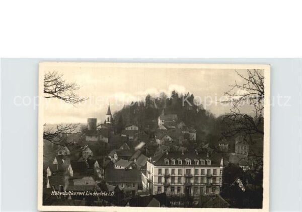 Lindenfels Odenwald Teilansicht Schloss