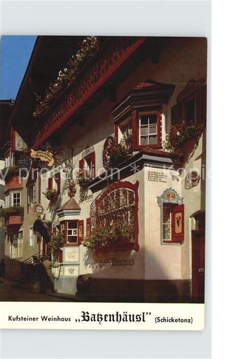 Kufstein Tirol Kufsteiner Weinhaus Batzenhäusl