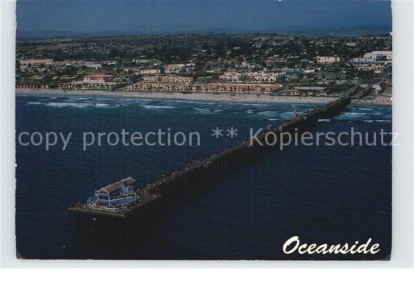California City Aerial view of Oceanside Pier