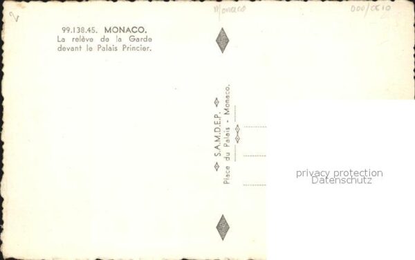 Monaco La releve de la Garde devant le Palais – Bild 2