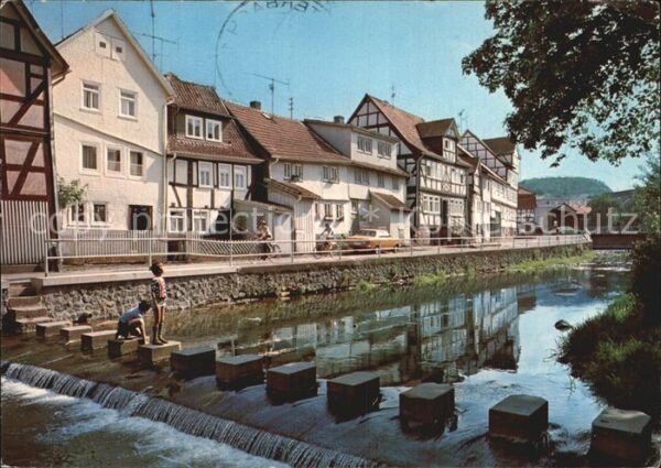 Lauterbach Schwarzwald Trittsteine über die Lauter