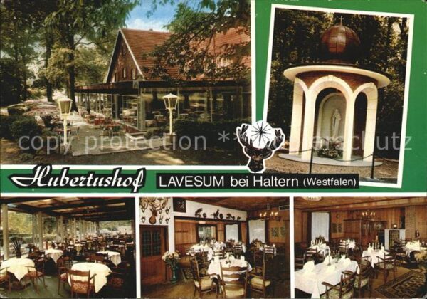 Lavesum Hubertushof Kapellchen Speisesäle
