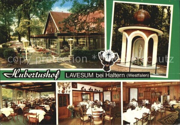 Lavesum Hubertushof Kapellchen Speisesäle
