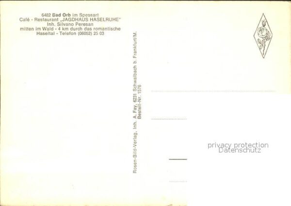 Bad Orb Jagdhaus Haselruhe Restaurant Freiterra – Bild 2