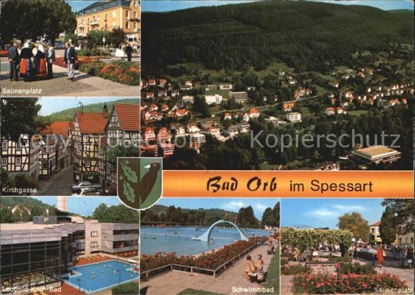 Bad Orb Panorama Salinenplatz Kirchgasse Leopol