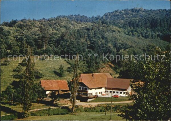 Bermersbach Forbach Bauernhof und Pension Fam Mussler
