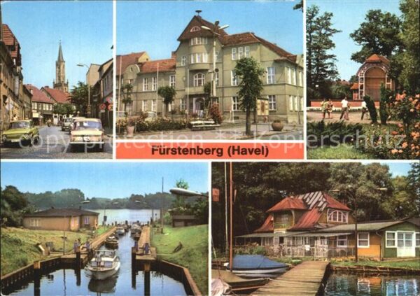 Fuerstenberg Havel Thälmannstr Rathaus Park des Friedens H