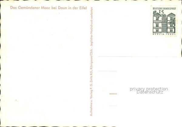 Daun Eifel Gemündener Maar – Bild 2