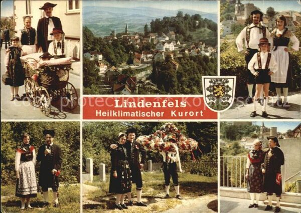 Lindenfels Odenwald Panorama Odenwälder Trachten