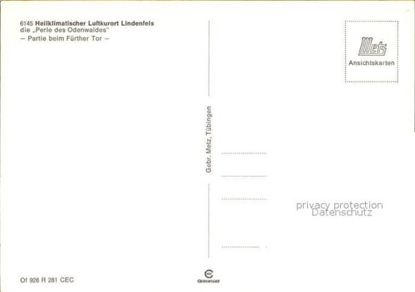 Lindenfels Odenwald Partie beim Fürther Tor – Bild 2