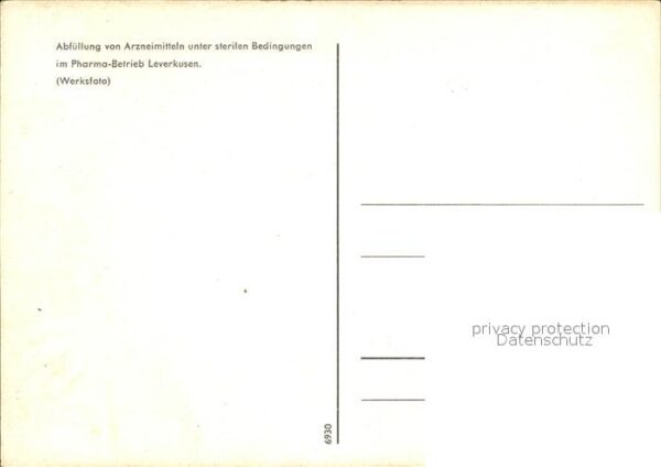 Leverkusen Abfüllung von Arzneimitteln unter steri – Bild 2