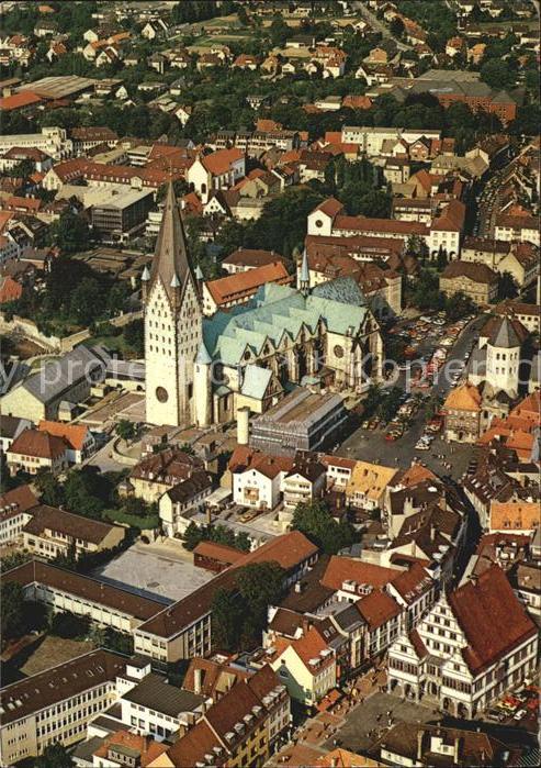Paderborn Kaiserpfalz Dom Gaukirche Rathaus Flieg