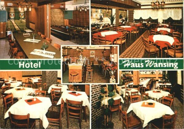Marbeck Hotel Haus Wansing Kegelbahn Gasträume