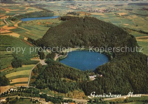 Daun Eifel Gemündener und Weinfelder Maar Fliegera
