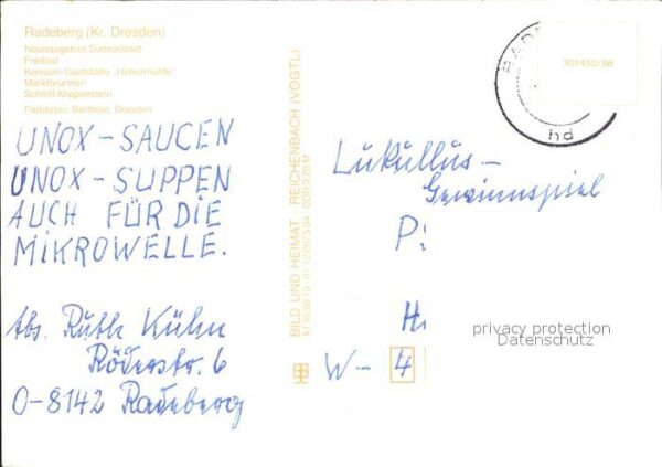 Radeberg Sachsen Südvorstadt Freibad Konsum Gaststätte H – Bild 2