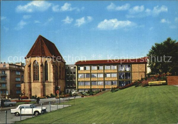 Pforzheim Blumenhofanlage mit Barfüsserkirche