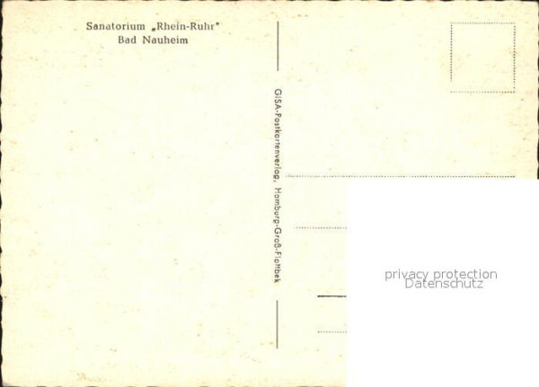 Bad Nauheim Sanatorium Rhein Ruhr – Bild 2