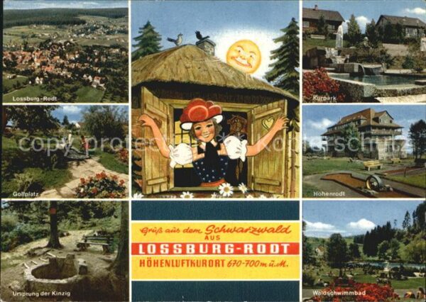 Rodt Lossburg Panorama Golfplatz Ursprung der Kinzig