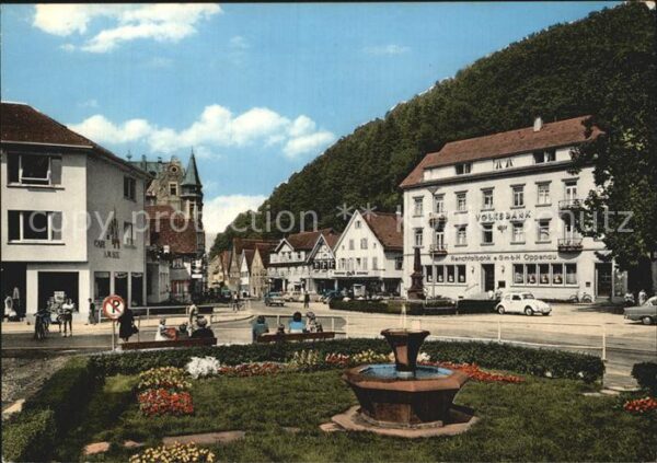 Oppenau Allmendplatz Brunnen