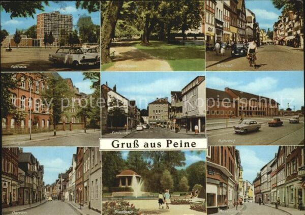 Peine Rathaus Werderpark Breitestr Brugstr Ec