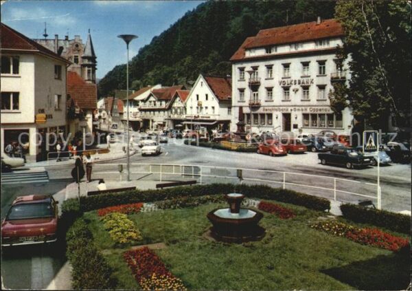 Oppenau Allmendplatz Brunnen