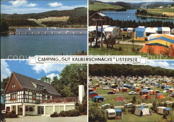 Listersee Camping Gut Kalberschnacke Brücke Zeltp