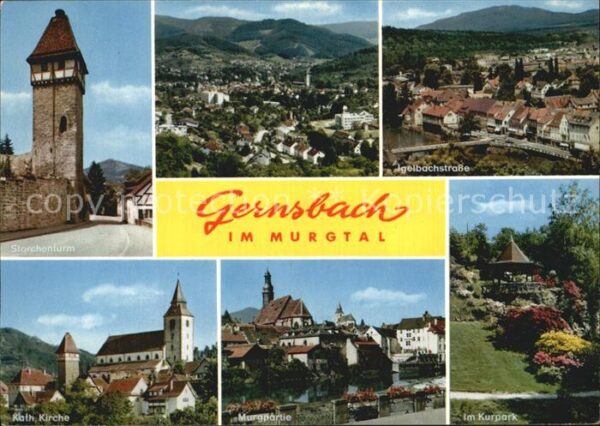 Gernsbach Storchenturm Total Igelbachstr Kath Kir
