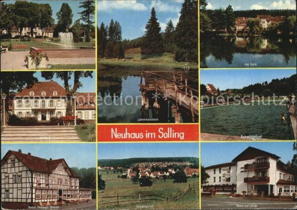 Neuhaus Solling Parkanlage Lakenhausteich Am Teich Schl