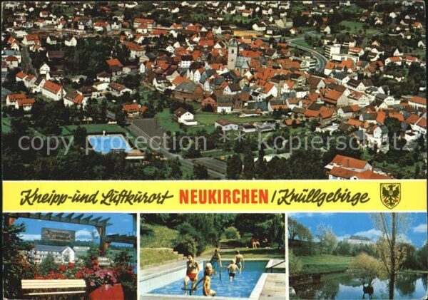 Neukirchen Knuellgebirge Stadtblick Kuranlage Wassertreten Schwa