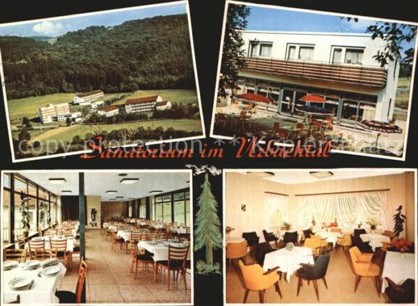 Neukirchen Knuellgebirge Sanatorium Urbachtal Speisesaal Aufenth