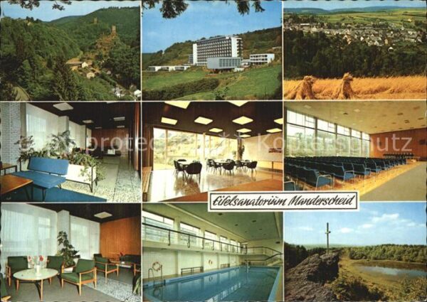 Manderscheid Eifel Eifelsanatorium Ober und Niederburg Aud