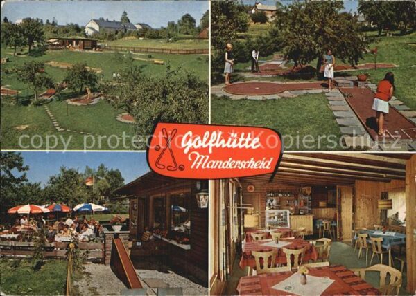 Manderscheid Eifel Cafe Restaurant Golfhütte Gastraum Mini