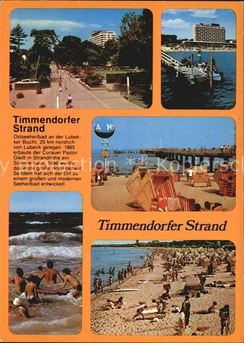 Timmendorfer Strand Promenade Seebrücke Strand Brandung