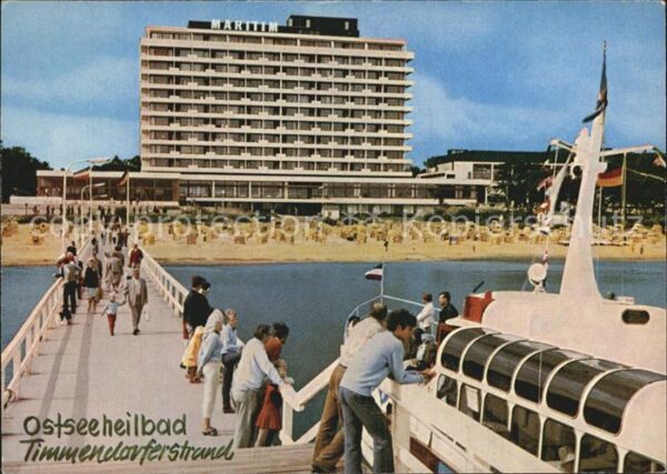 Timmendorfer Strand Seebrücke mit Hotel Maritim