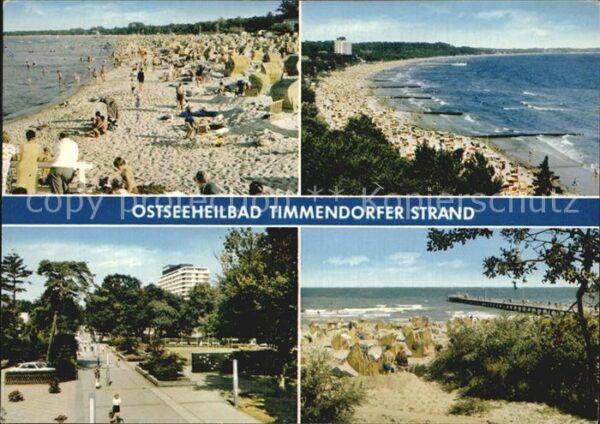 Timmendorfer Strand Strandpartie Promenade Seebrücke