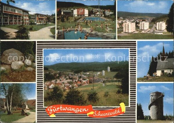 Furtwangen Teilansichten Panorama Gedenktafel Kape