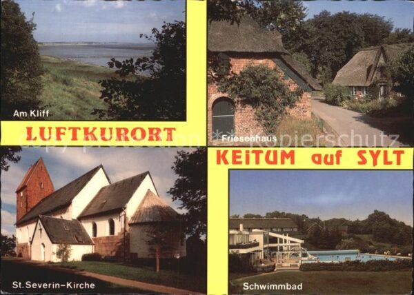 Keitum Sylt Am Kliff Friesenhaus St Severin Kirche