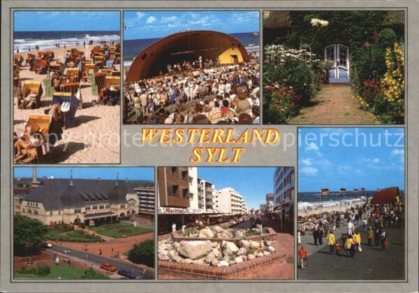 Westerland Sylt Strand Konzertpavillon Friesenhaus Hote