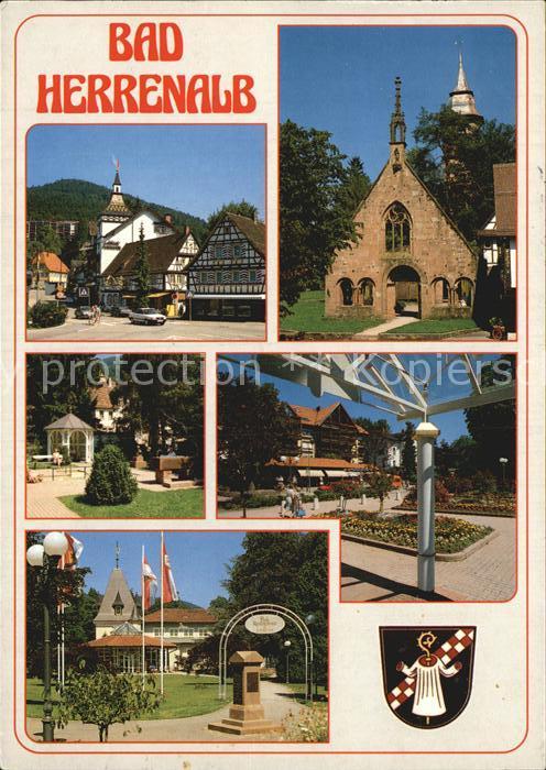 Bad Herrenalb Fachwerkhäuser Kirche Kurpark Kurhaus