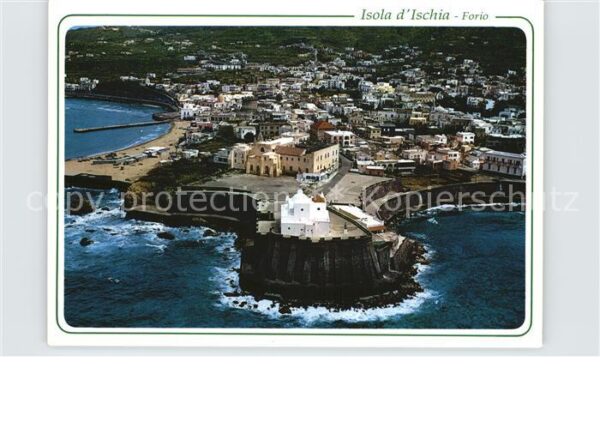 Isola d Ischia Forio Fliegeraufnahme