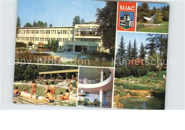 Sliac Szliacs Slovakia Dom Pamätnik letcom Termalne kupalisko