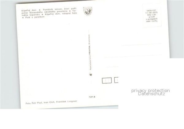 Sliac Szliacs Slovakia Dom Pamätnik letcom Termalne kupalisko – Bild 2