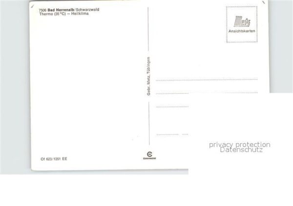 Bad Herrenalb Kuranlage Teilansichten Fontäne – Bild 2