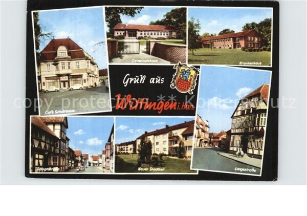 Wittingen Niedersachsen Cafe Schultheiss Gemeindehaus Krankenha