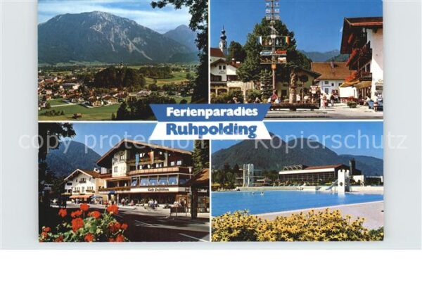 Ruhpolding Rauschberg Sonntagshorn Dorfplatz Marie