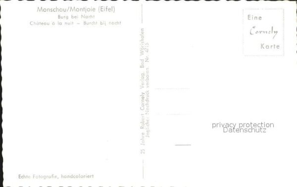 Monschau Burg Nachtaufnahme – Bild 2