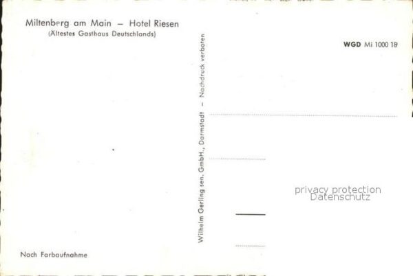 Miltenberg Main Hotel Riesen – Bild 2